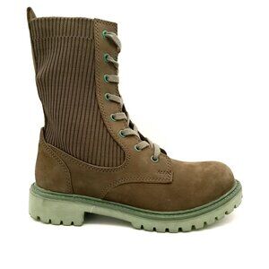 NEW Bueno Stella Combat Boots Womens 8.5 Suede Grunge Hipster Y2K